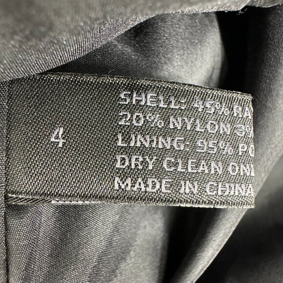 Express Blazer Jacket 4 Womens One Button Stretch Gray Suit Coat Work Career - Picture 7 of 8